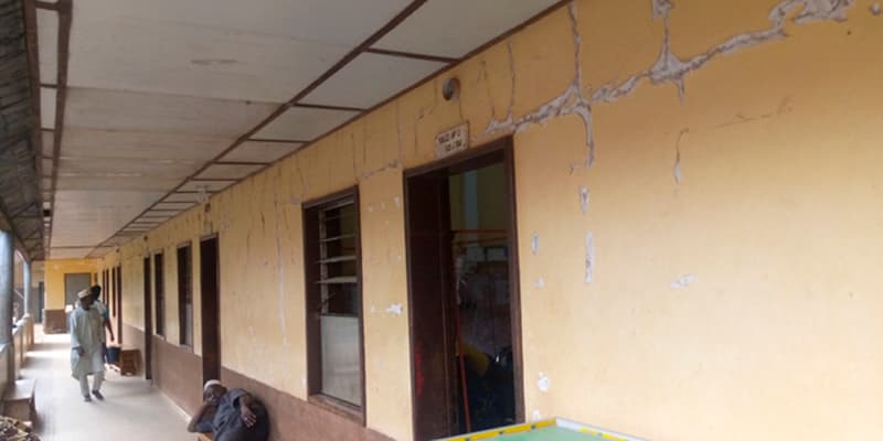 Stato attuale dell'infrastruttura dell'Ospedale Saint Jean de Dieu di Tanguiéta