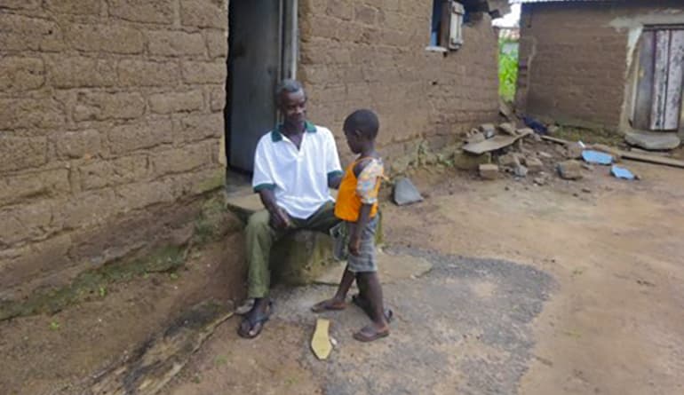 Koffi e nonno Kemeabalo